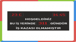 Kazasız İş Günü Panosu